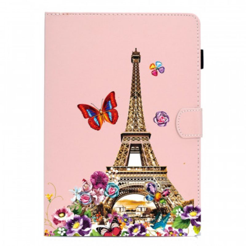 Folio Cover iPad Mini 6 (2021) Torre Eiffel In Estate