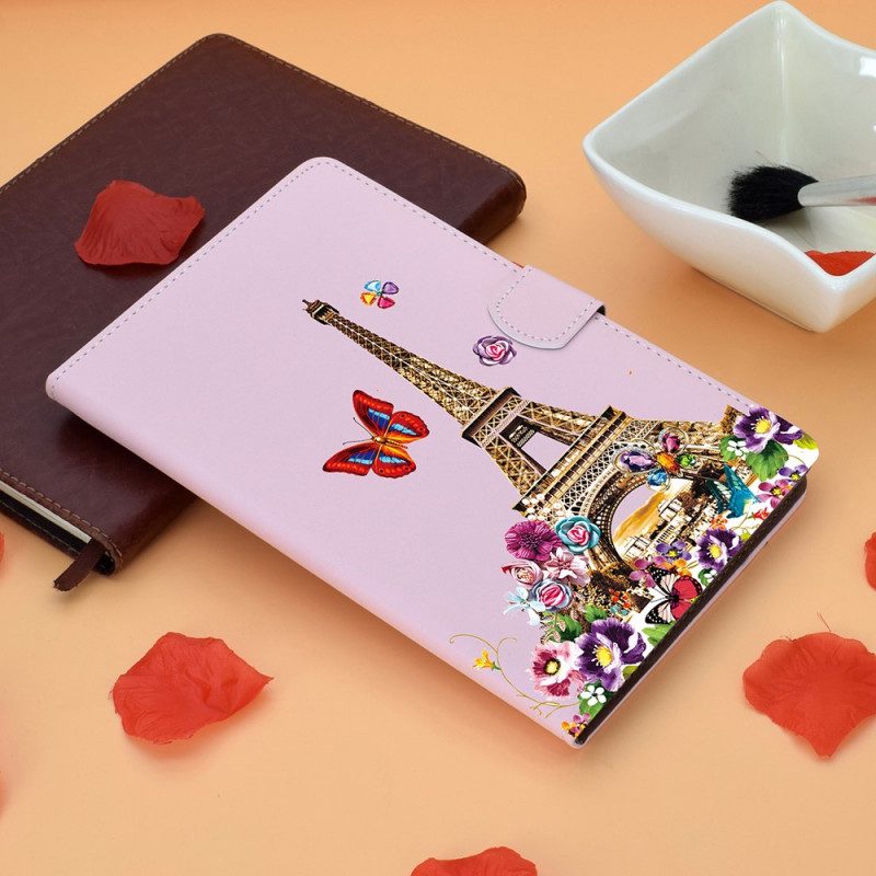 Folio Cover iPad Mini 6 (2021) Torre Eiffel In Estate