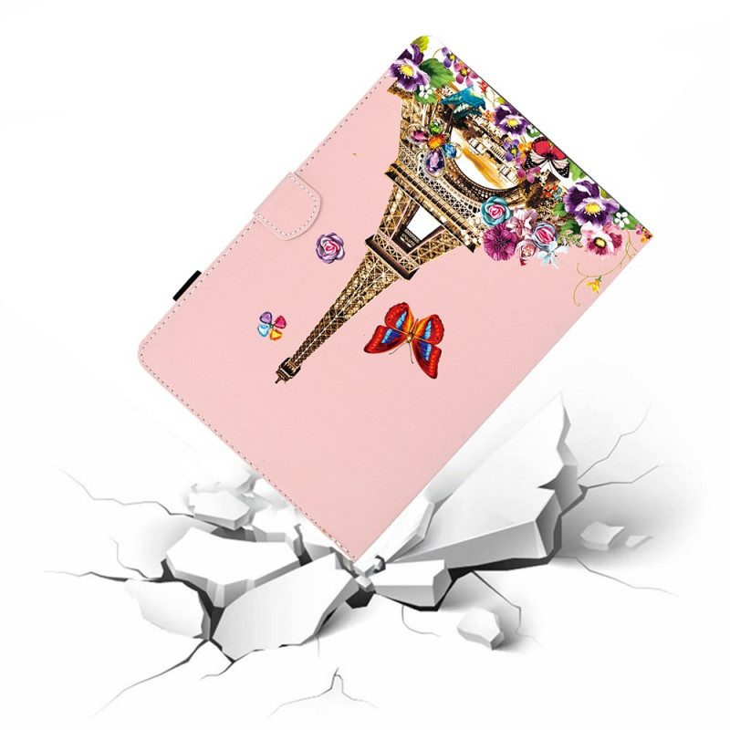 Folio Cover iPad Mini 6 (2021) Torre Eiffel In Estate