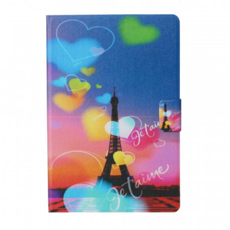 Folio Cover iPad Mini 6 (2021) Torre Eiffel Ti Amo