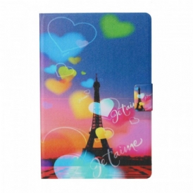 Folio Cover iPad Mini 6 (2021) Torre Eiffel Ti Amo