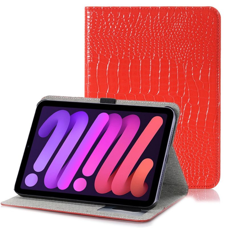 Folio Cover iPad Mini 6 (2021) Trama Di Coccodrillo