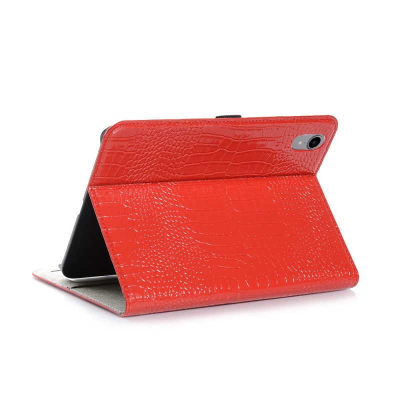 Folio Cover iPad Mini 6 (2021) Trama Di Coccodrillo