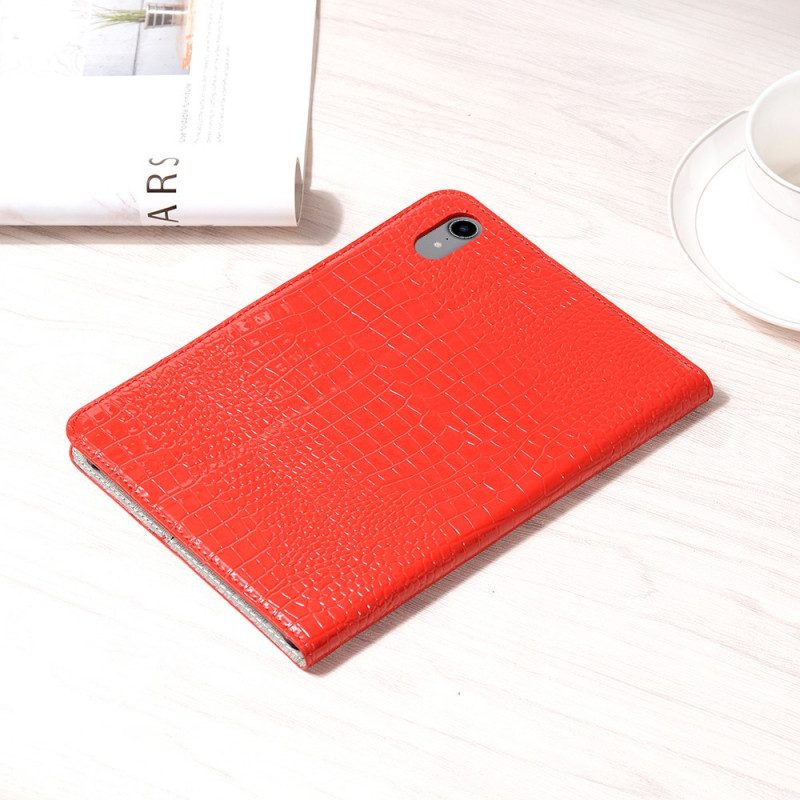 Folio Cover iPad Mini 6 (2021) Trama Di Coccodrillo