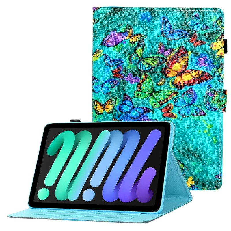 Folio Cover iPad Mini 6 (2021) Volo Di Farfalle