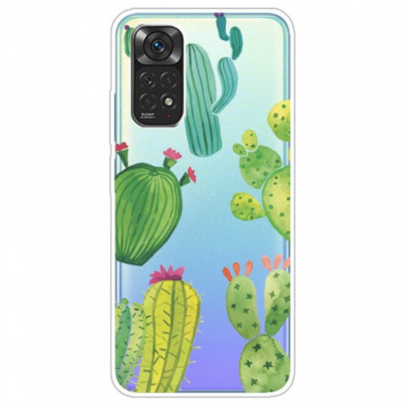 Cover Xiaomi Redmi Note 11 Pro / 11 Pro 5G Cactus Dell'acquerello