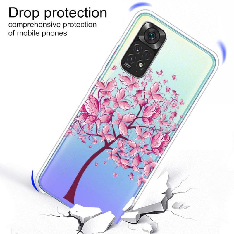 Cover Xiaomi Redmi Note 11 Pro / 11 Pro 5G Cima Dell'albero Rosa