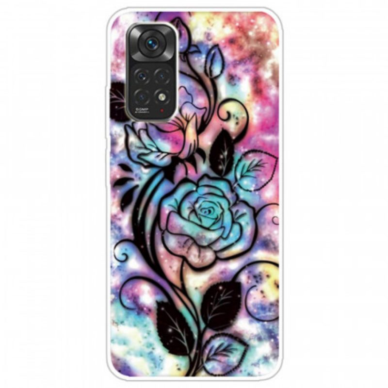 Cover Xiaomi Redmi Note 11 Pro / 11 Pro 5G Disegno Del Fiore