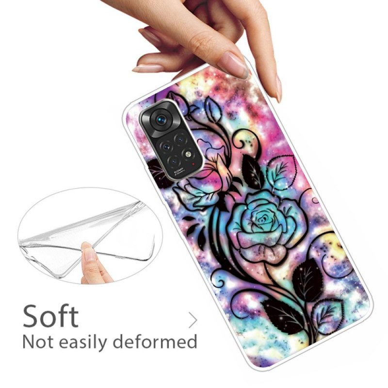 Cover Xiaomi Redmi Note 11 Pro / 11 Pro 5G Disegno Del Fiore