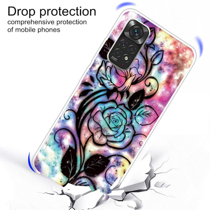 Cover Xiaomi Redmi Note 11 Pro / 11 Pro 5G Disegno Del Fiore