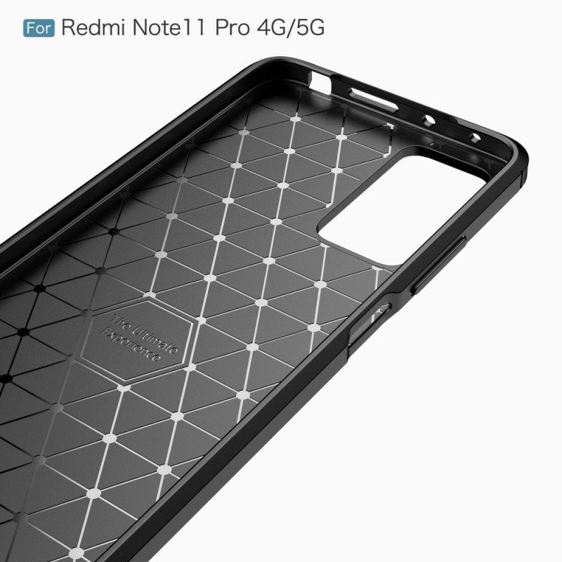 Cover Xiaomi Redmi Note 11 Pro / 11 Pro 5G Fibra Di Carbonio Spazzolata