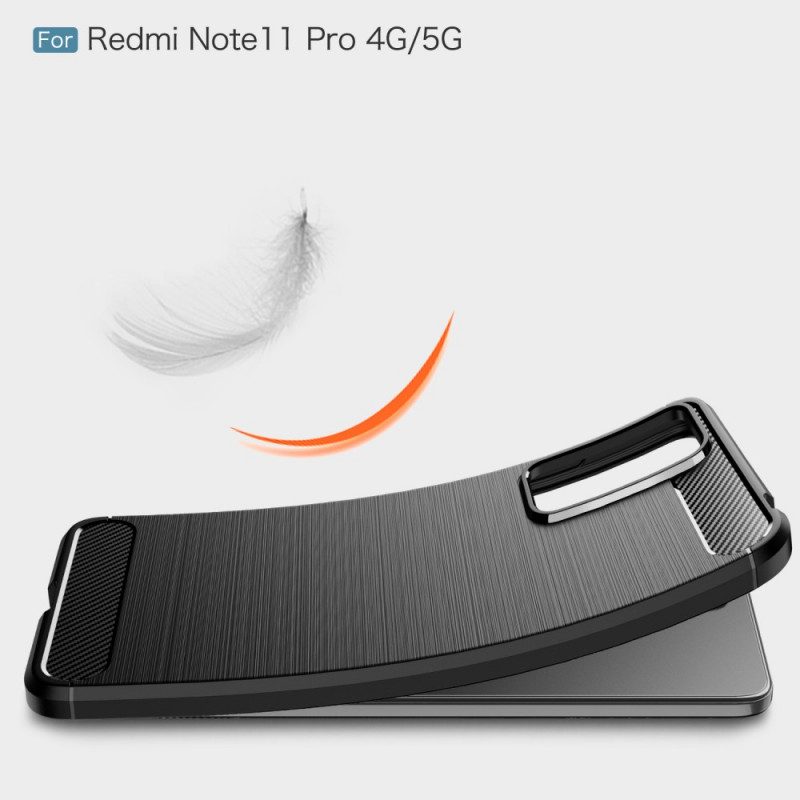 Cover Xiaomi Redmi Note 11 Pro / 11 Pro 5G Fibra Di Carbonio Spazzolata