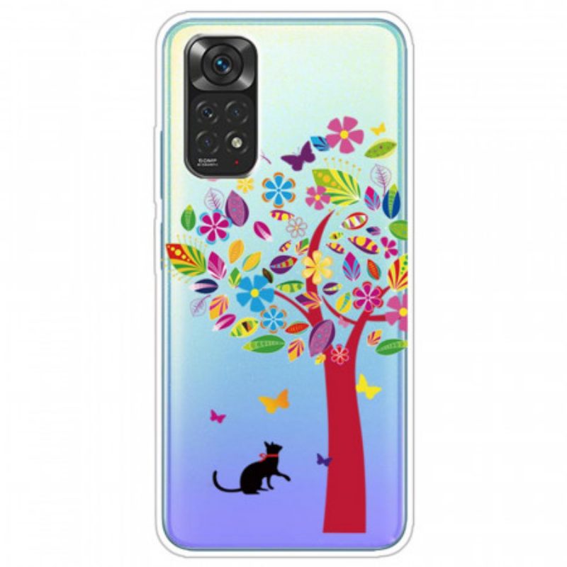 Cover Xiaomi Redmi Note 11 Pro / 11 Pro 5G Gatto Sotto L'albero Colorato