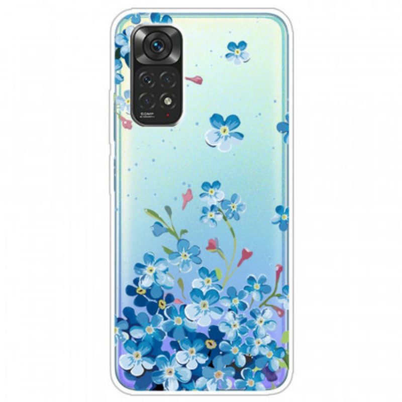 Cover Xiaomi Redmi Note 11 Pro / 11 Pro 5G Mazzo Di Fiori Blu