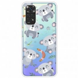Cover Xiaomi Redmi Note 11 Pro / 11 Pro 5G Piccoli Koala Grigi