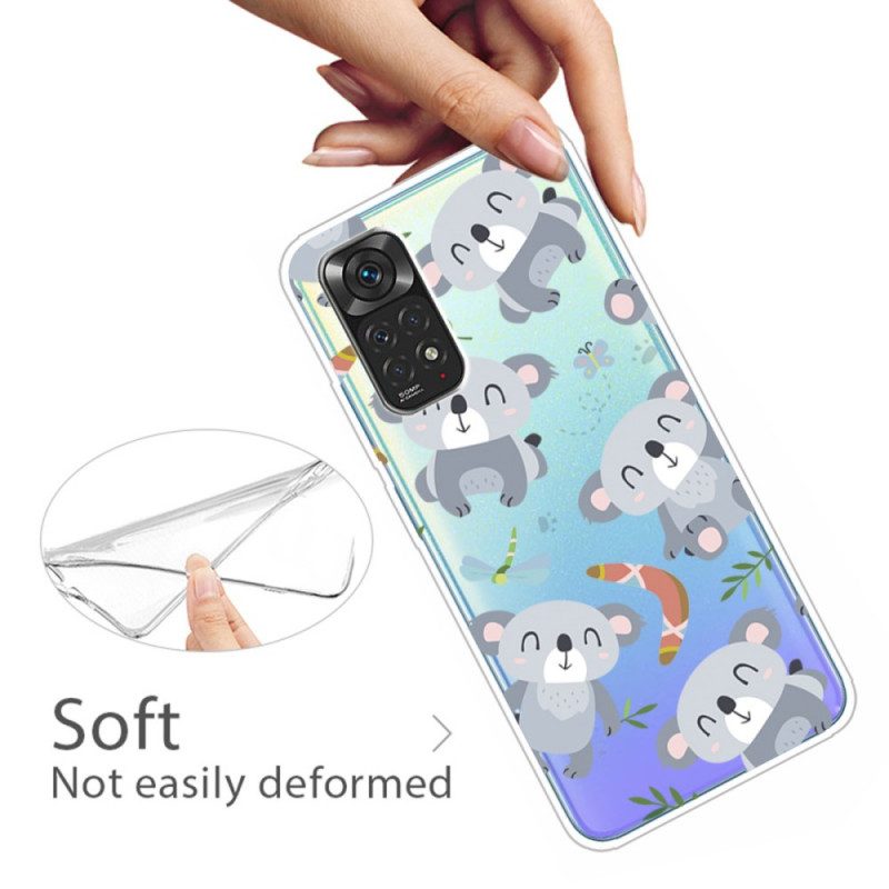 Cover Xiaomi Redmi Note 11 Pro / 11 Pro 5G Piccoli Koala Grigi