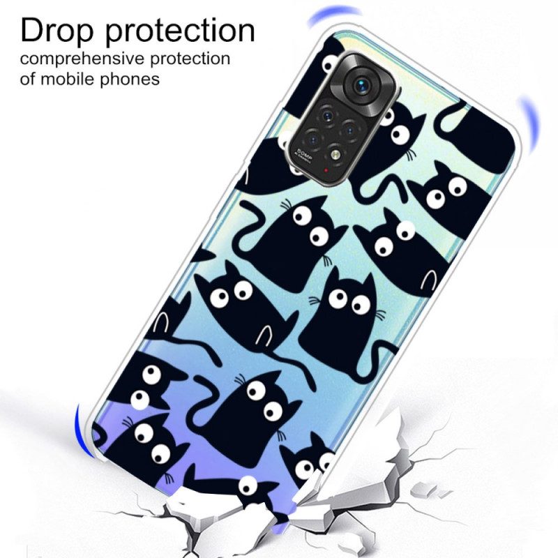 Cover Xiaomi Redmi Note 11 Pro / 11 Pro 5G Più Gatti Neri