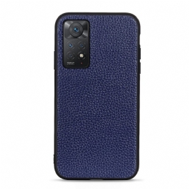 Cover Xiaomi Redmi Note 11 Pro / 11 Pro 5G Vera Pelle Di Litchi