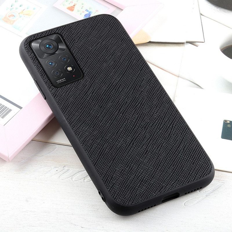 Cover Xiaomi Redmi Note 11 Pro / 11 Pro 5G Vera Pelle Martellata