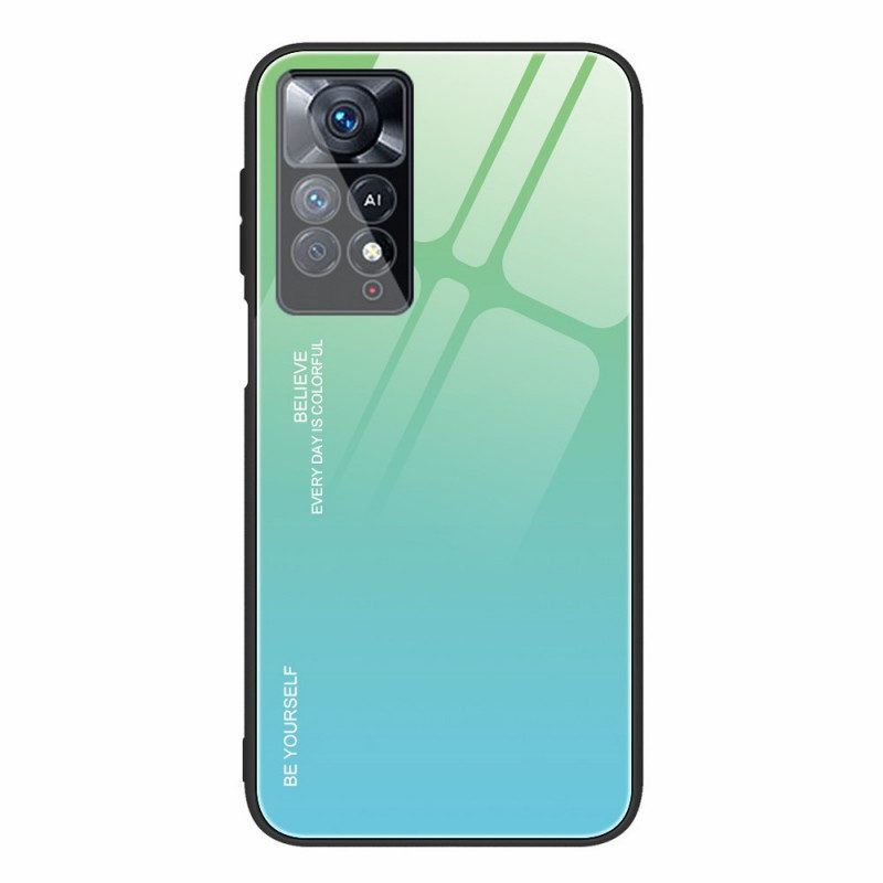 Cover Xiaomi Redmi Note 11 Pro / 11 Pro 5G Vetro Temperato Sii Te Stesso