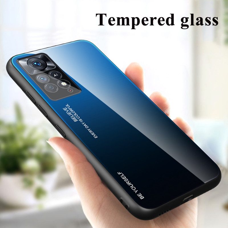 Cover Xiaomi Redmi Note 11 Pro / 11 Pro 5G Vetro Temperato Sii Te Stesso