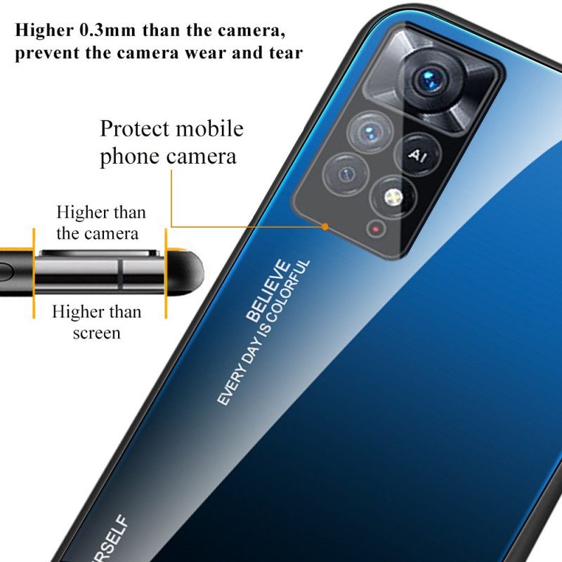 Cover Xiaomi Redmi Note 11 Pro / 11 Pro 5G Vetro Temperato Sii Te Stesso