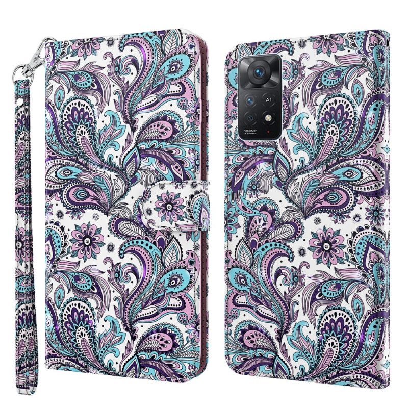 Custodia A Portafoglio Xiaomi Redmi Note 11 Pro / 11 Pro 5G Paisley