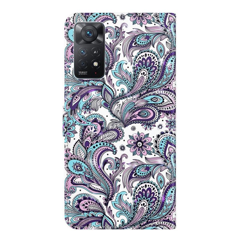 Custodia A Portafoglio Xiaomi Redmi Note 11 Pro / 11 Pro 5G Paisley