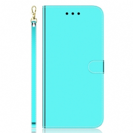 Custodia in pelle Xiaomi Redmi Note 11 Pro / 11 Pro 5G Copri Specchietto In Ecopelle