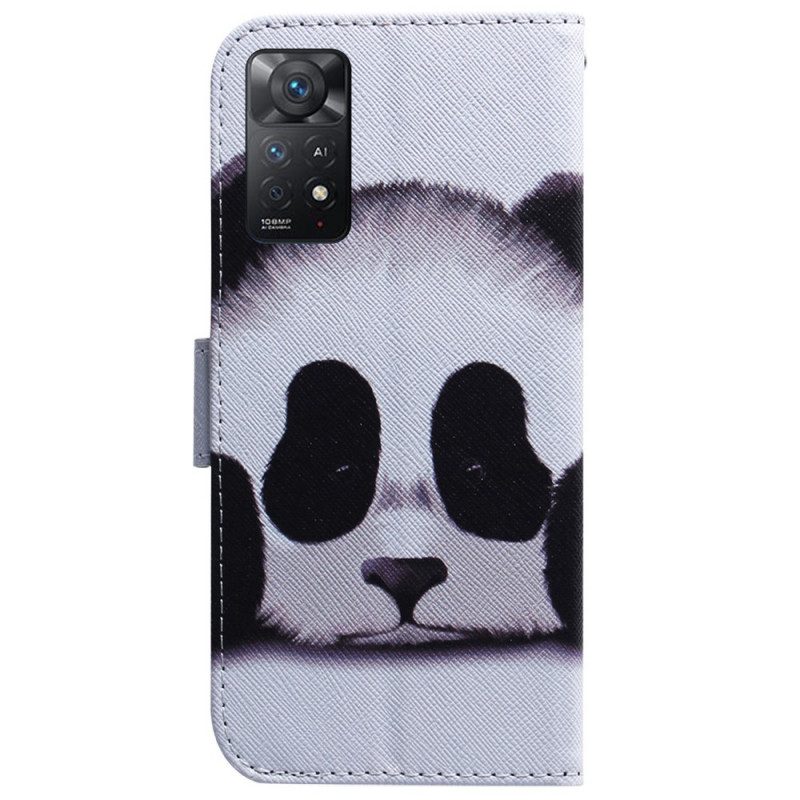 Custodia in pelle Xiaomi Redmi Note 11 Pro / 11 Pro 5G Faccia Da Panda