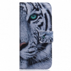 Custodia in pelle Xiaomi Redmi Note 11 Pro / 11 Pro 5G Faccia Da Tigre