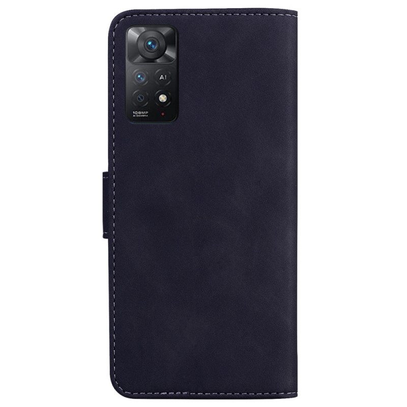 Custodia in pelle Xiaomi Redmi Note 11 Pro / 11 Pro 5G Farfalla Dal Tocco Di Pelle