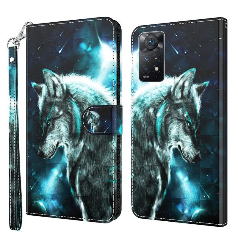 Custodia in pelle Xiaomi Redmi Note 11 Pro / 11 Pro 5G Lupo Maestoso