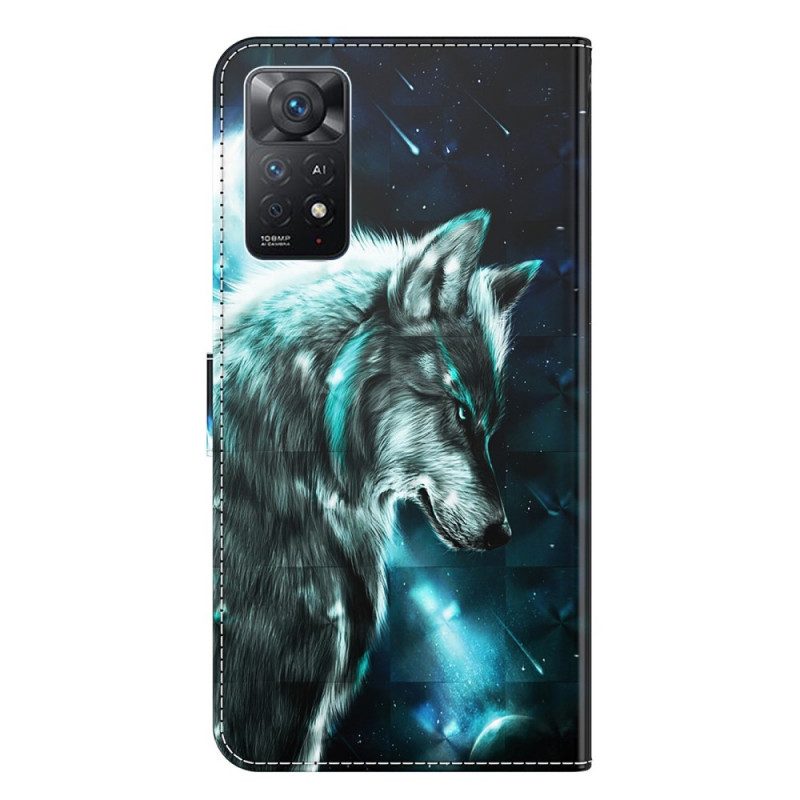 Custodia in pelle Xiaomi Redmi Note 11 Pro / 11 Pro 5G Lupo Maestoso