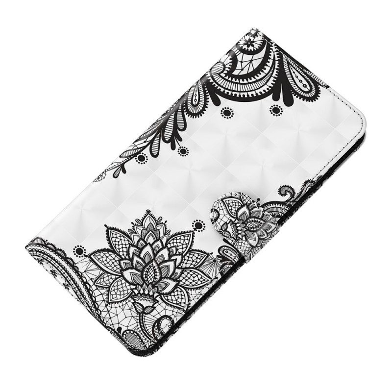 Custodia in pelle Xiaomi Redmi Note 11 Pro / 11 Pro 5G Pizzo Elegante