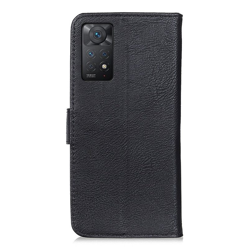 Custodia in pelle Xiaomi Redmi Note 11 Pro / 11 Pro 5G Similpelle Khazneh