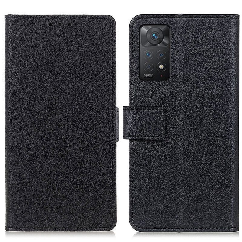 Custodia in pelle Xiaomi Redmi Note 11 Pro / 11 Pro 5G Stile Classico In Pelle