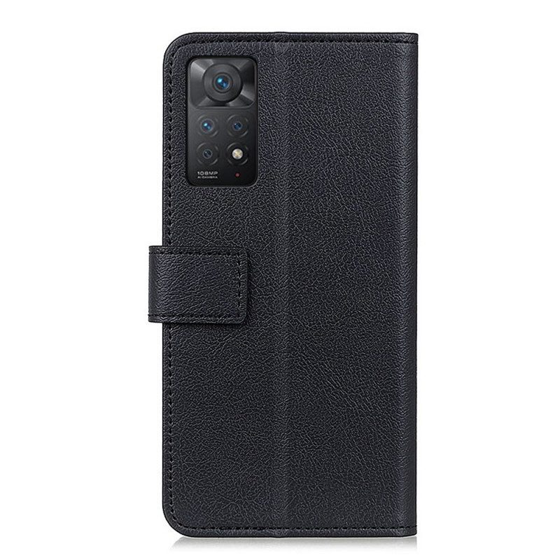 Custodia in pelle Xiaomi Redmi Note 11 Pro / 11 Pro 5G Stile Classico In Pelle