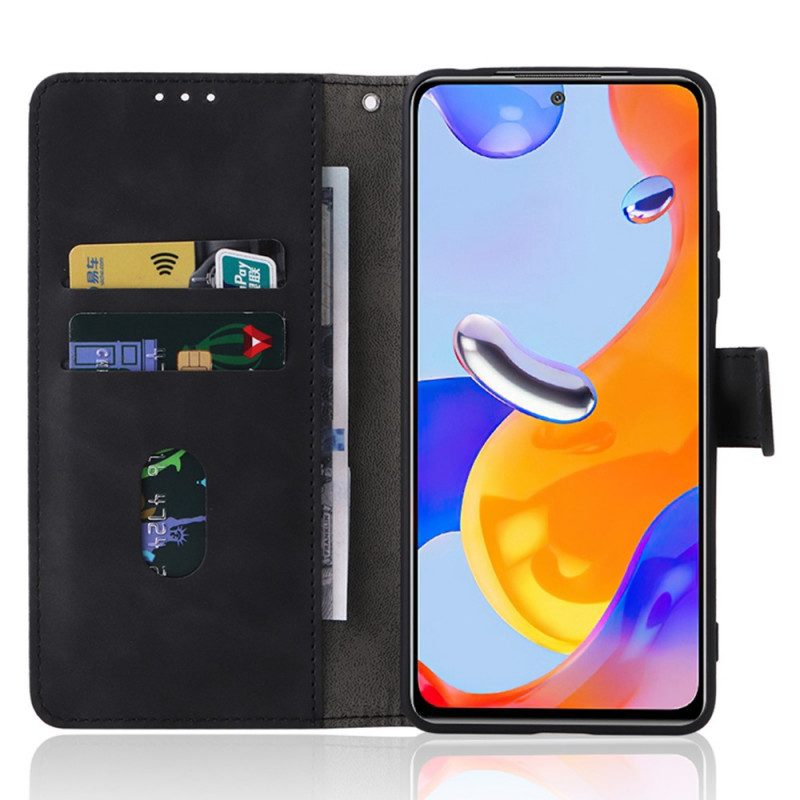 Custodia in pelle Xiaomi Redmi Note 11 Pro / 11 Pro 5G Stile Couture In Pelle