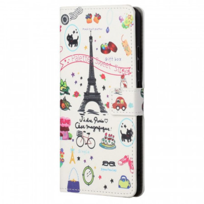 Folio Cover Xiaomi Redmi Note 11 Pro / 11 Pro 5G Amo Parigi