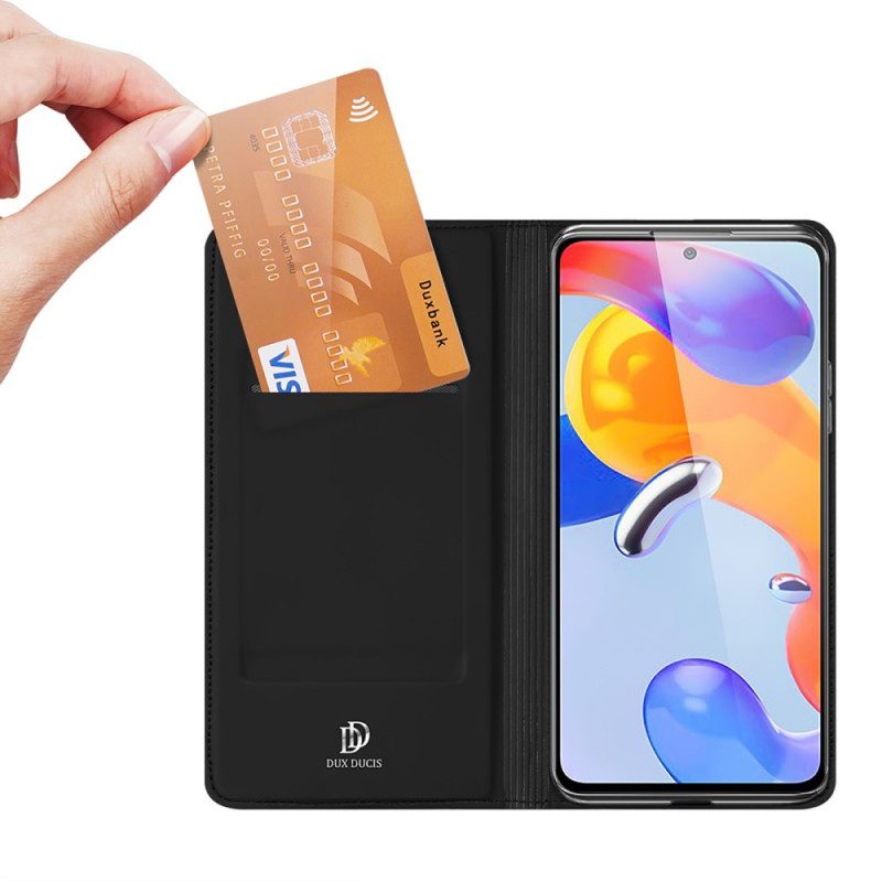 Folio Cover Xiaomi Redmi Note 11 Pro / 11 Pro 5G Custodia in pelle Pelle Pro Dux Ducis