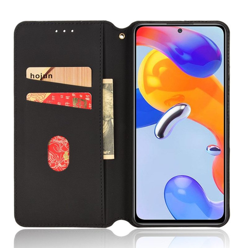 Folio Cover Xiaomi Redmi Note 11 Pro / 11 Pro 5G Custodia in pelle Effetto Pelle Diamante 3d