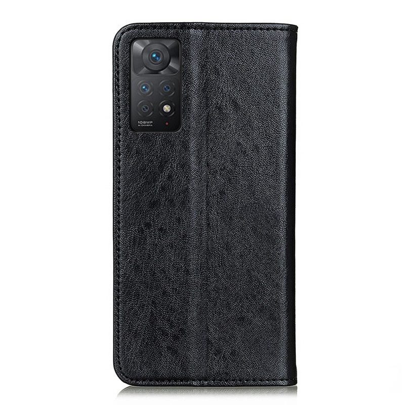 Folio Cover Xiaomi Redmi Note 11 Pro / 11 Pro 5G Custodia in pelle Struttura In Pelle