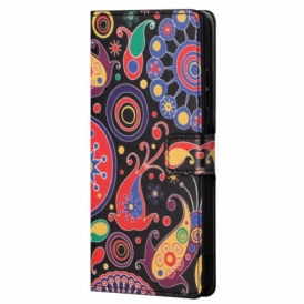 Folio Cover Xiaomi Redmi Note 11 Pro / 11 Pro 5G Disegni Di Galassie