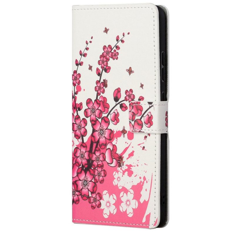 Folio Cover Xiaomi Redmi Note 11 Pro / 11 Pro 5G Fiori Tropicali