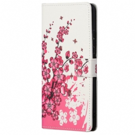 Folio Cover Xiaomi Redmi Note 11 Pro / 11 Pro 5G Fiori Tropicali