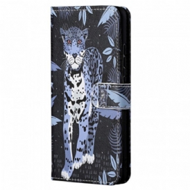 Folio Cover Xiaomi Redmi Note 11 Pro / 11 Pro 5G Leopardo Con Spalline