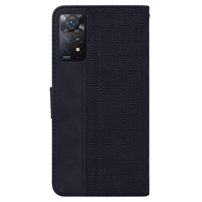 Folio Cover Xiaomi Redmi Note 11 Pro / 11 Pro 5G Modello Con Cinturino