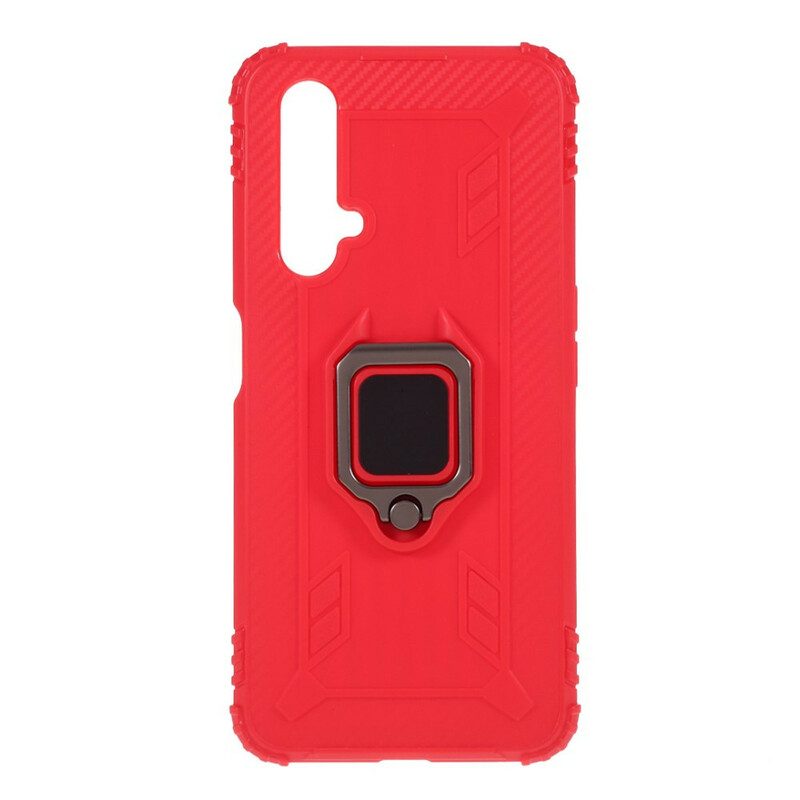 Cover Realme X50 Anello E Fibra Di Carbonio