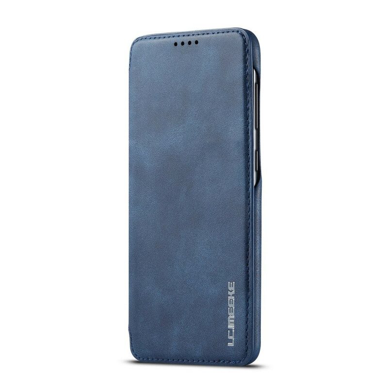 Folio Cover Samsung Galaxy A30 Custodia in pelle Lc.imeeke Effetto Pelle